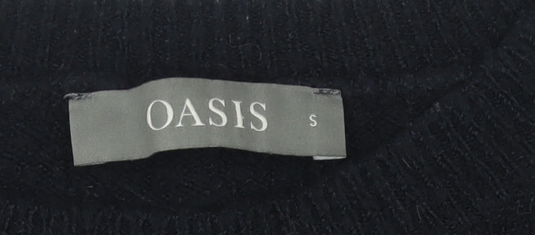 Oasis Women's Black Pullover Jumper, Size S