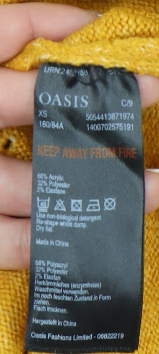Oasis Women Yellow XS Pullover Jumper
