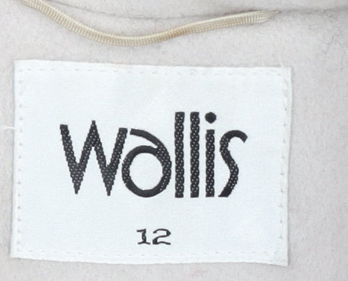 Wallis Women's Beige Mid-Length Coat Size 12