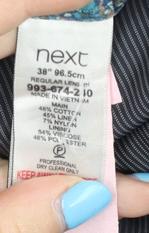 Next Men's Grey Blazer 38 Regular Single-Breasted