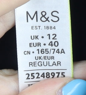 Marks and Spencer Women's Black Dress Pants Size 12