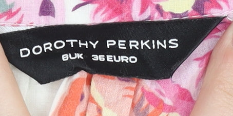 Dorothy Perkins Floral Blouse, Multicoloured, Size 8