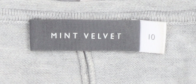 Mint Velvet Women's Grey Pullover Jumper Size 10