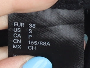 H&M Women's Black Bodycon Strapless Dress Size 10