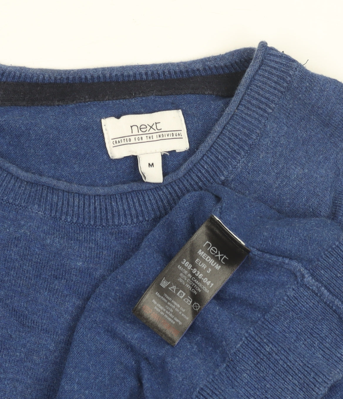 Next Women's Blue Crew Neck Pullover Jumper Medium