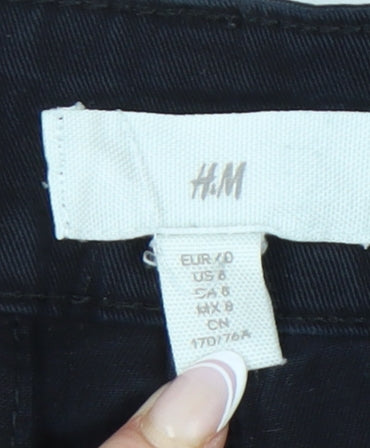 H&M Women's Black Chino Trousers Size 12