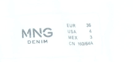 Mango Women's White Straight Jeans Size 8