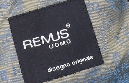 Remus Uomo Black Men's Blazer, Size M, Formal