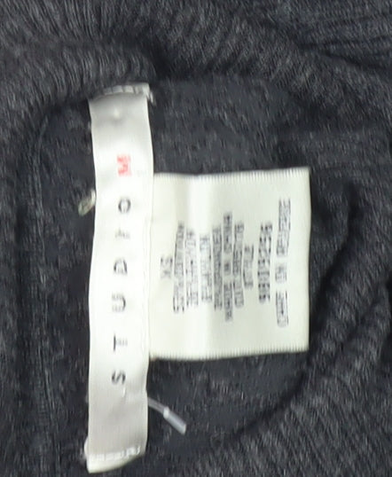 Studio Women's Grey Jumper Dress XS Long Sleeve