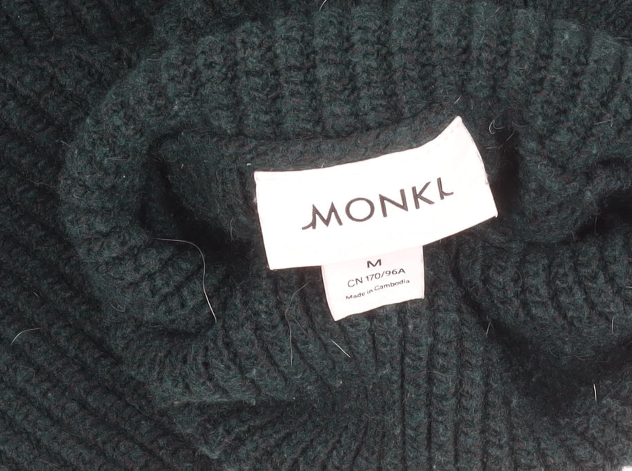 Monki Women's Green Roll Neck Jumper Size 12