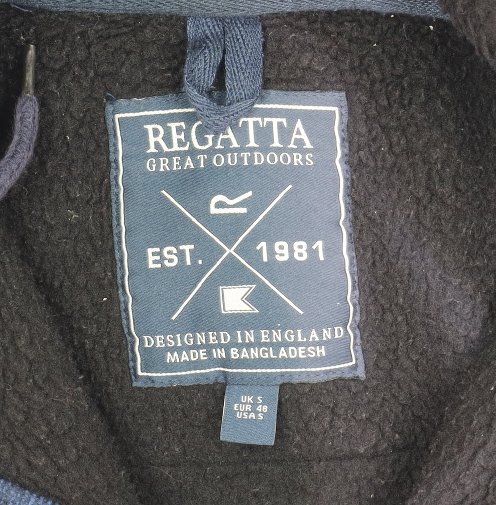 Regatta Men's Blue Hooded Casual Jacket Size S