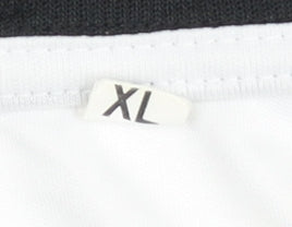 German Flag Football Jersey Men's XL White Polyester T-Shirt