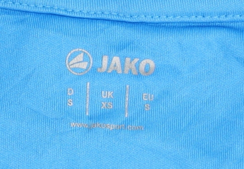 Jako Men's Blue XS Jersey T-Shirt with Logo
