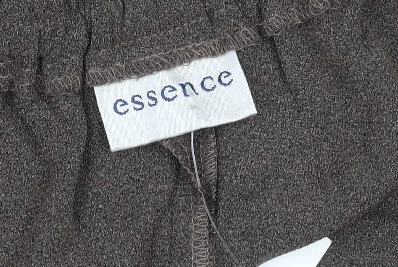 Essence Women's Brown Wide-Leg Trousers, Size 24
