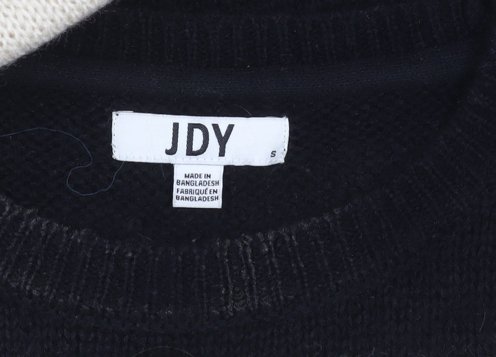 JDY Women's Black Striped Pullover Jumper S