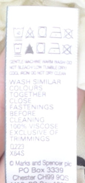 Marks & Spencer Women's Multicoloured Cropped Camisole, Size 22