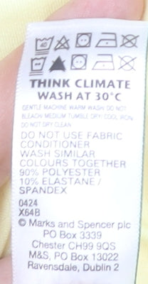 Marks & Spencer Women's Yellow Racerback Tank Top