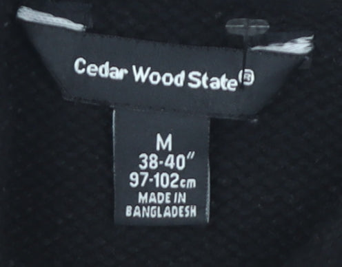 Cedarwood State Men’s Black High Neck Pullover M