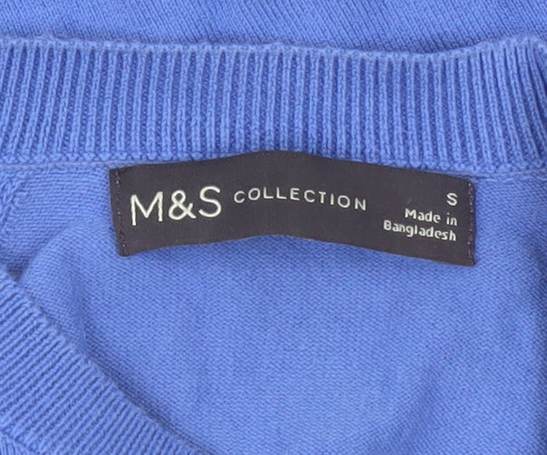 Marks & Spencer Women's Blue Pullover Jumper S
