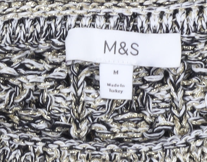 Marks & Spencer Women's Multicoloured Pullover Jumper M