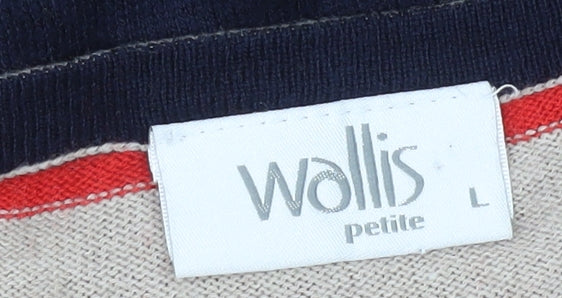 Wallis Women's Multicoloured Striped Pullover L