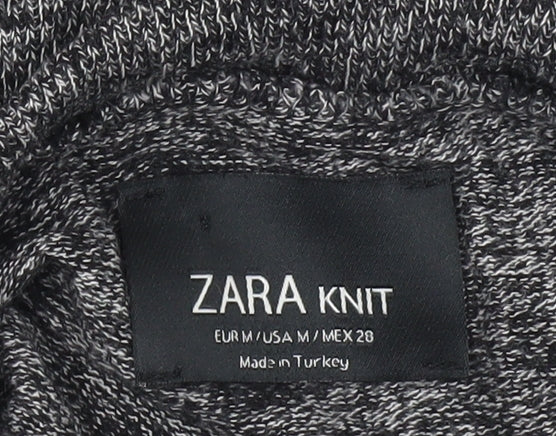 Zara Women's Grey Roll Neck Pullover, Size 12