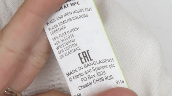 Marks & Spencer Women's White Cargo Skirt Size 10