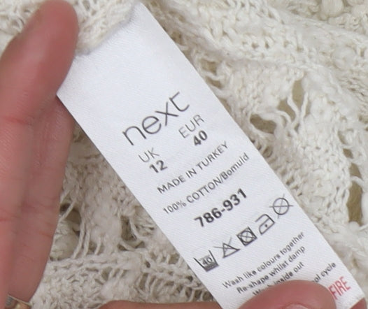 Next Women's Ivory Pullover Jumper, Size 12