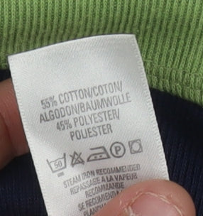 Marks & Spencer Men's Green V-Neck Pullover Jumper S