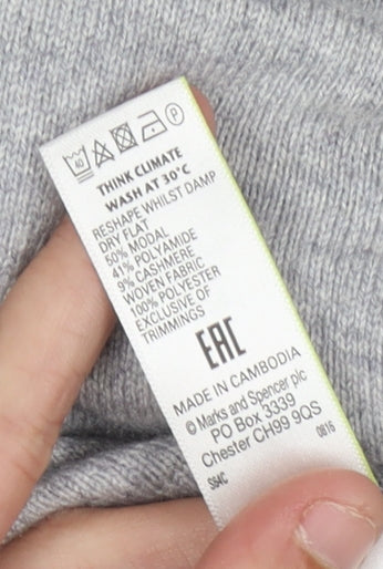 Marks & Spencer Women's Grey Pullover Size 20