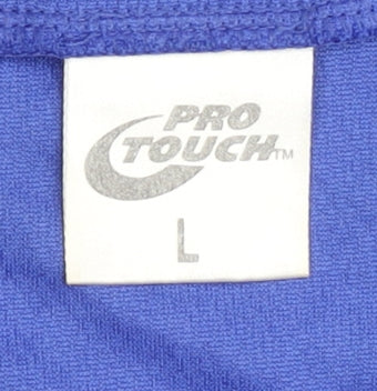 Pro Touch Men's Blue Running T-Shirt, L, Breathable