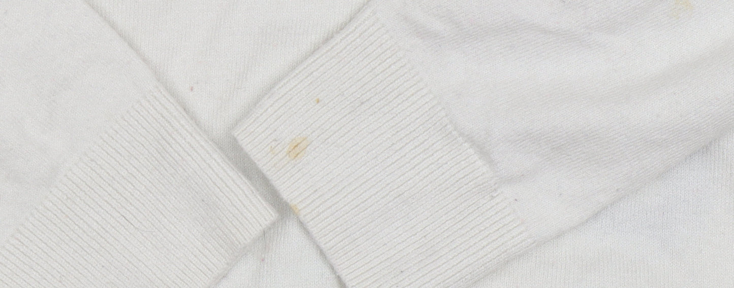 Marks & Spencer Women's White Pullover Jumper
