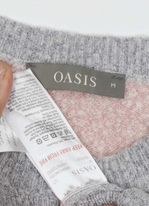 Oasis Women's Multicoloured Medium Pullover Knit Jumper