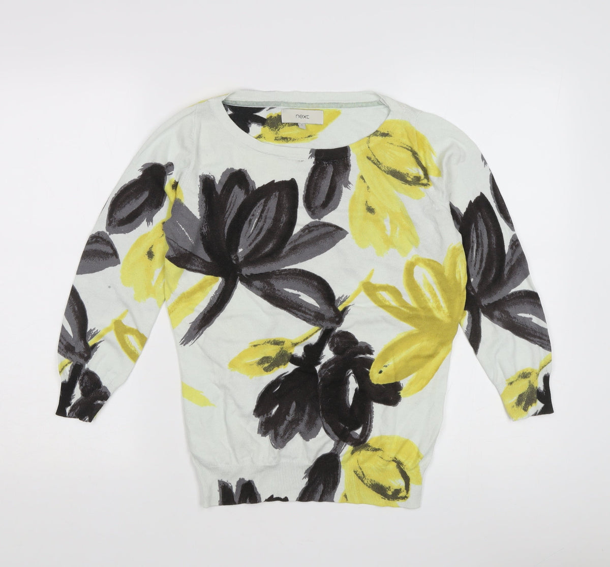 Next Women's Multicoloured Floral Pullover Jumper Size 8