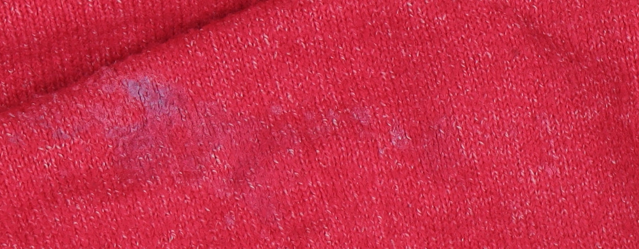 Next Women's Red Star Jumper - Size L - Wool Blend