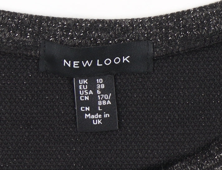 New Look Women's Black Pullover Jumper, Size 10