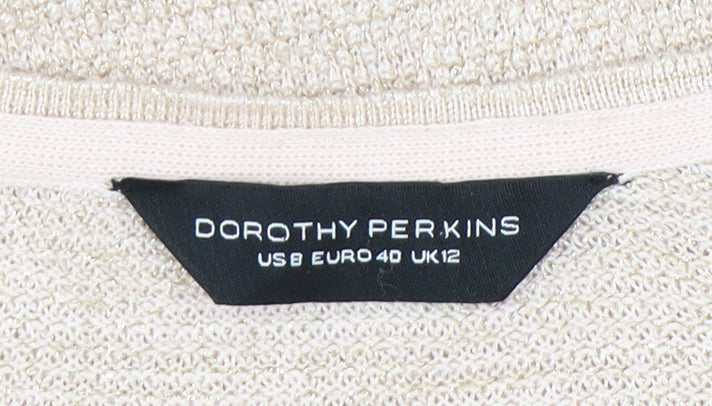 Dorothy Perkins Women's Beige Pullover Jumper Size 12