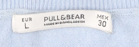 Pull&Bear Womens Blue Pullover Jumper - Size 12
