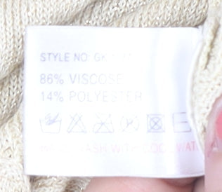 Fay Louise Women's Beige Pullover Jumper L