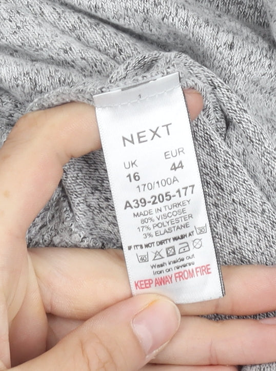 Next Women's Grey Pullover Jumper Size 16