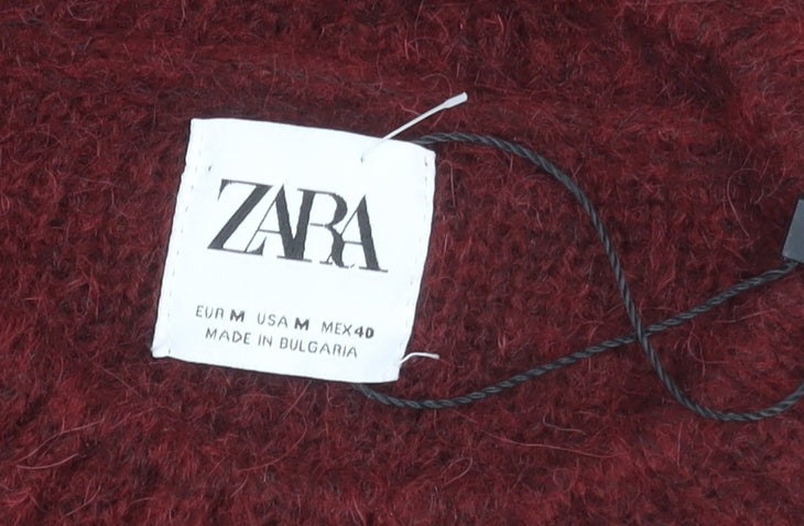 ZARA Women's Multicoloured Striped Pullover M