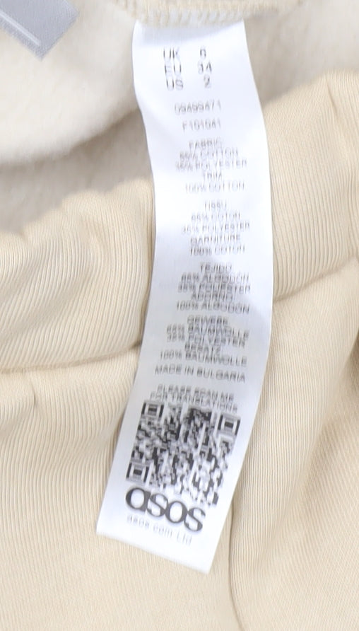 ASOS Women's Beige Joggers, Size 6, Casual Comfort