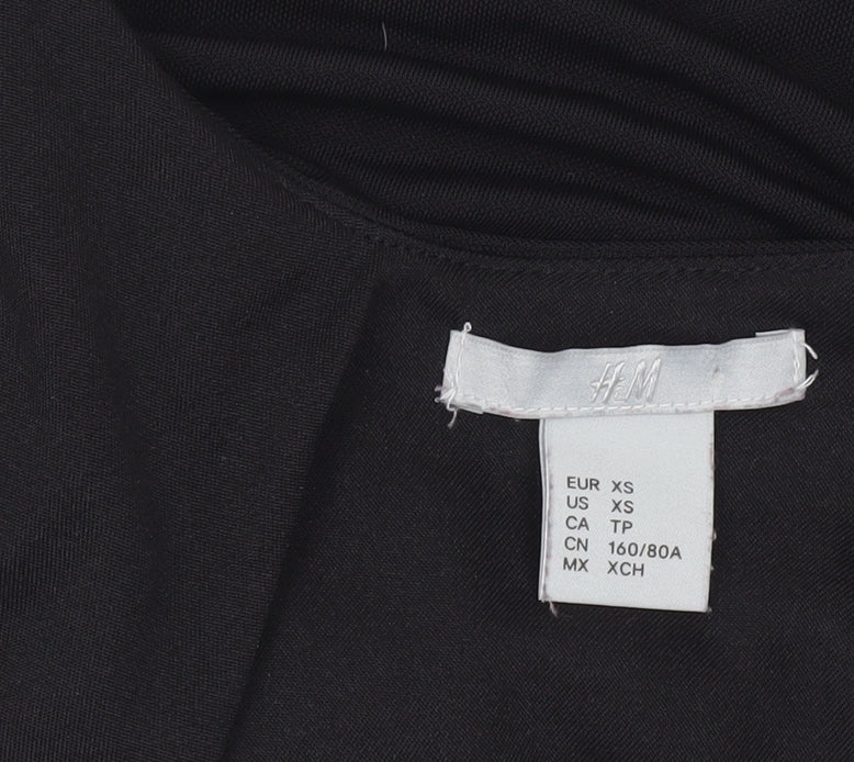 H&M Women's Black Camisole Tank Top Size 6