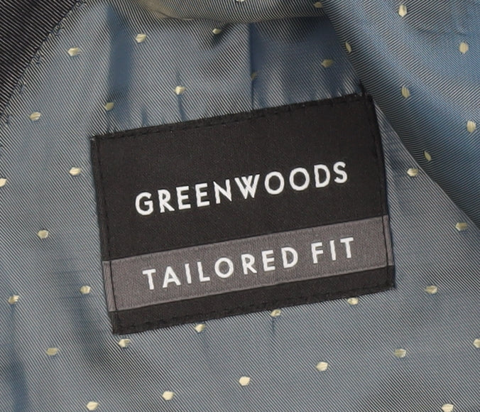 Greenwoods Men's Grey Tailored Blazer, M, Formal