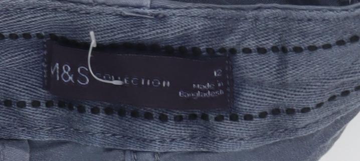 Marks & Spencer Men's Blue Chino Trousers Size 12