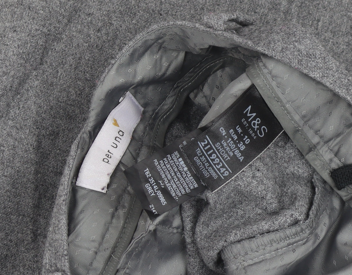 Marks and Spencer Grey Women's Trousers Size 10