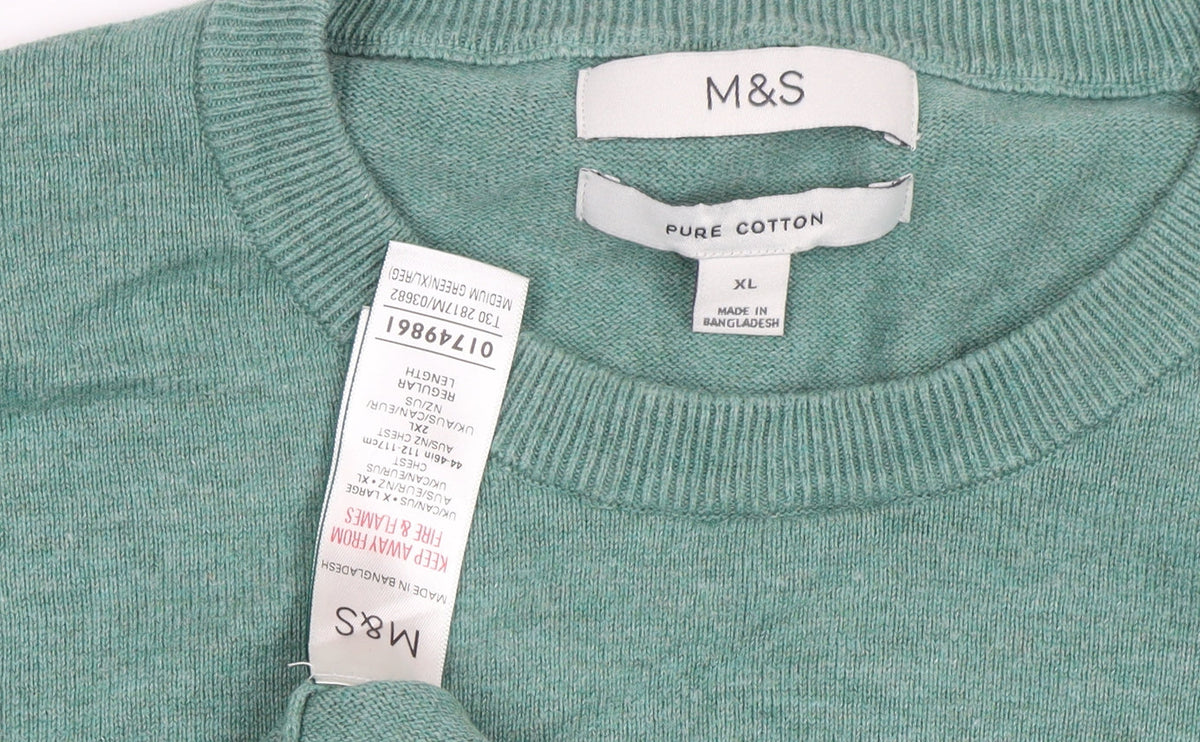 Marks & Spencer Women's Green XL Pullover