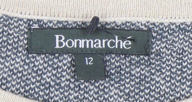 Bonmarché Women's Multicoloured Knit Jumper Size 12