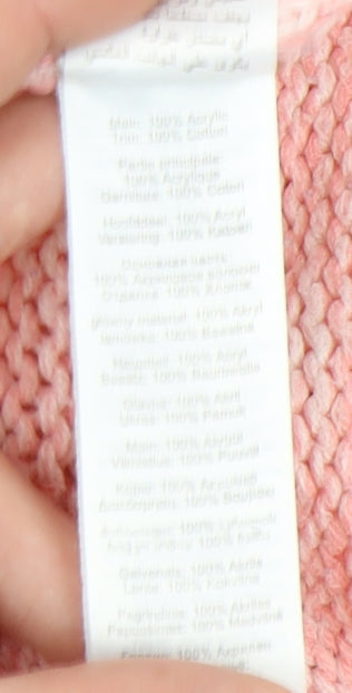 New Look Women's Pink Pullover Jumper, Size 8