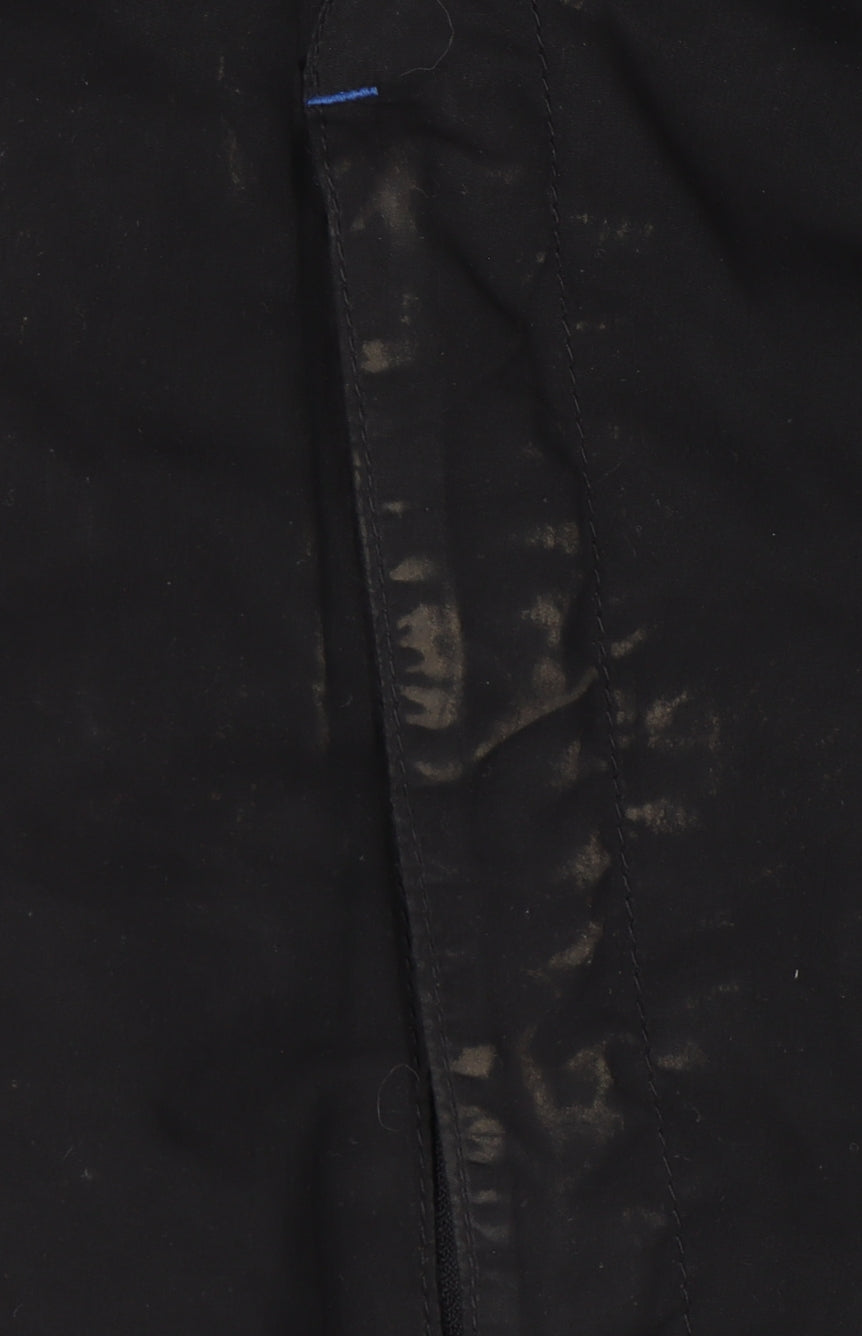 Maine Men's Black Windbreaker Jacket - L
